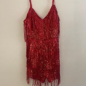 ERAS TOUR red sequin romper! New without tags